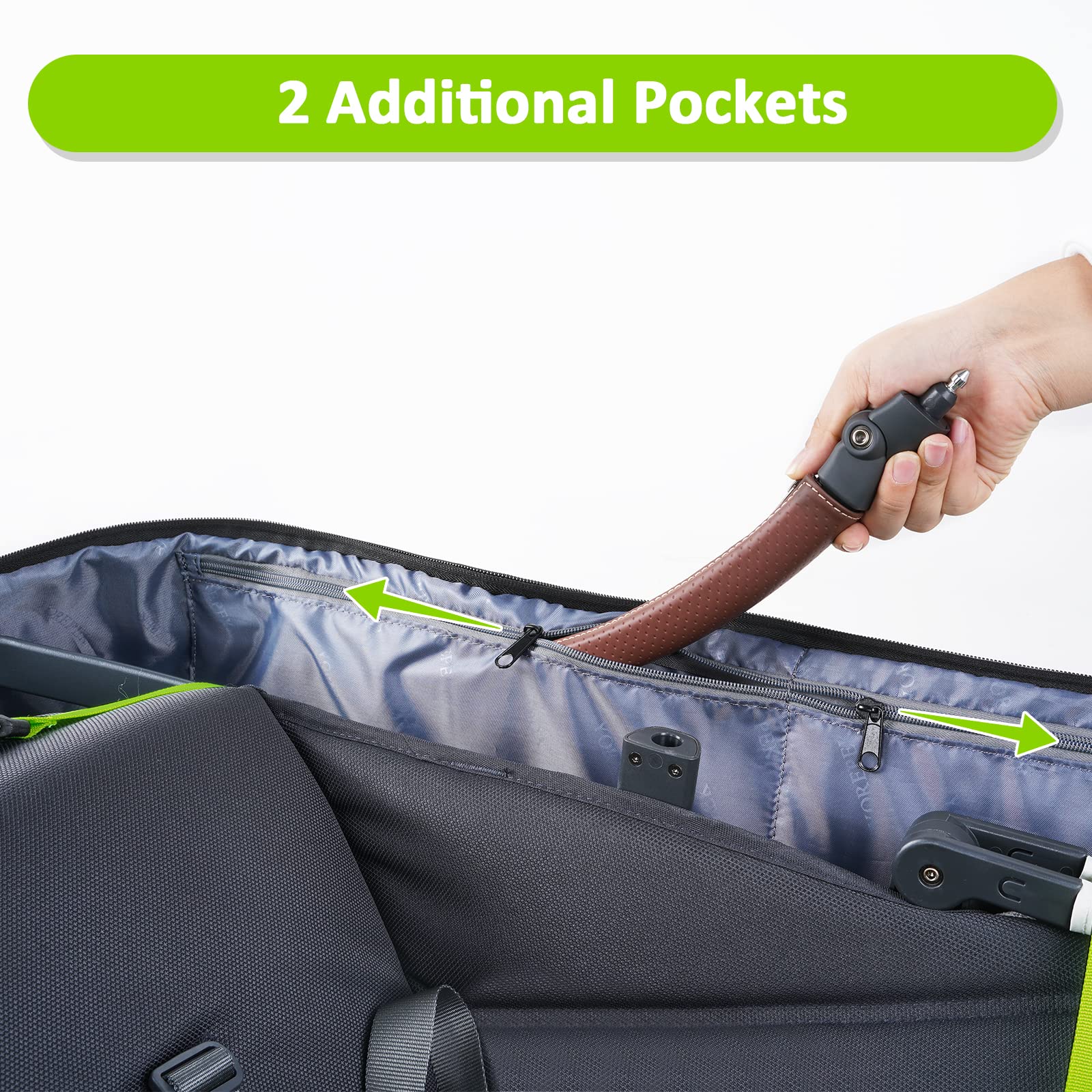YOREPEK Padded Travel Bag Compatible with UPPAbaby
