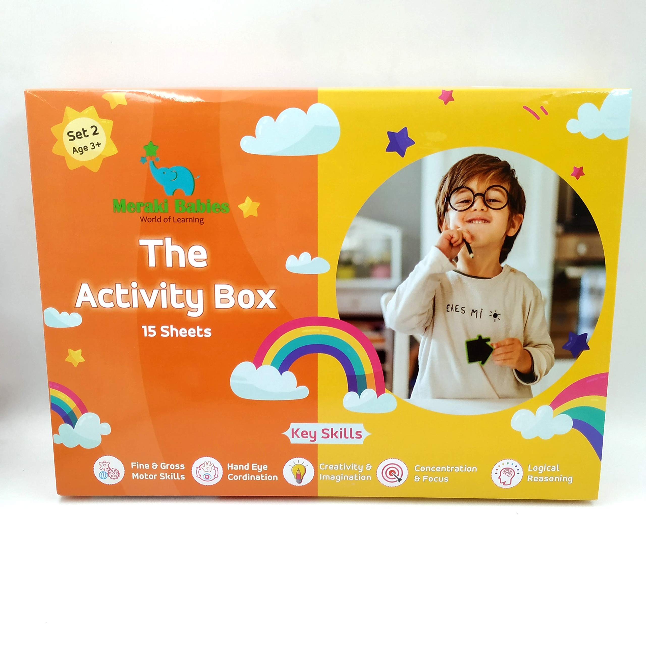 See full amazon price history chart for Meraki Babies Kids Activity Box - 15 Sheets - Age 3+ - Toddler Boy and Girl - Learning & Educational Toy,Paper, Multicolor Meraki Babies Kids Activity Box - 15 Sheets - Age 3+ - Toddler Boy and Girl - Learning & Educational Toy,Paper, Multicolor (B08ZNXVV36) Amazon Price History, Amazon Price Tracker