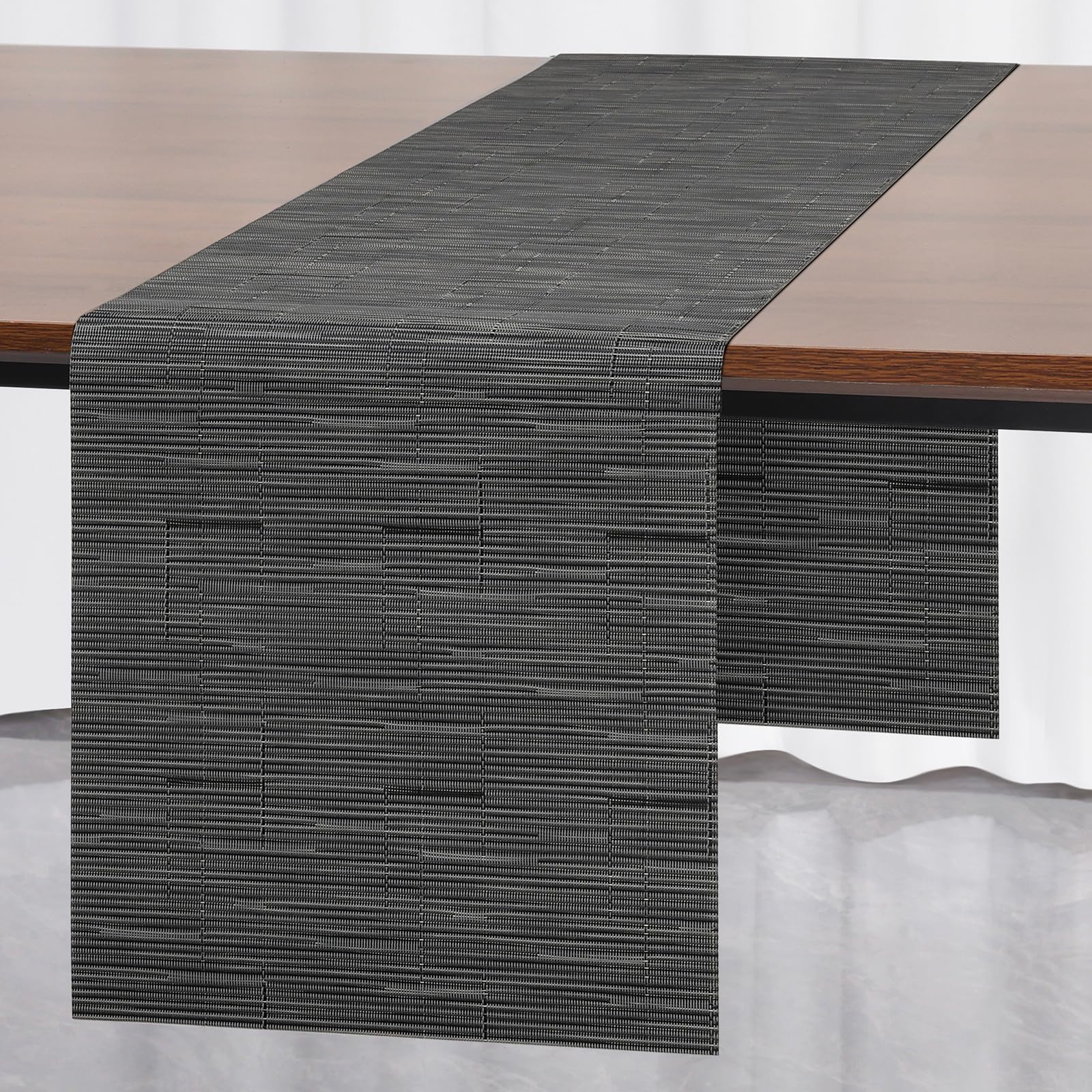 Myir JUN Tischläufer, Tischläufer Modern Tischläufer Abwaschbar Tischläufer Outdoor Wärmeisoliertes PVC für Häuser Restaurants Hotels