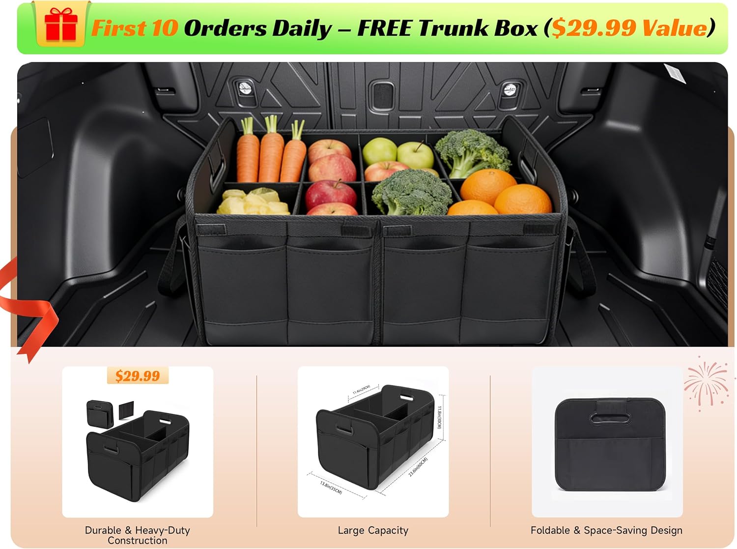 Cargo Trunk Mat with Backrest Mats for Kia Sportage 2023-2025 2026,All Weather Protection TPE Heavy Duty Cargo Liner Sportage Accessories,Black