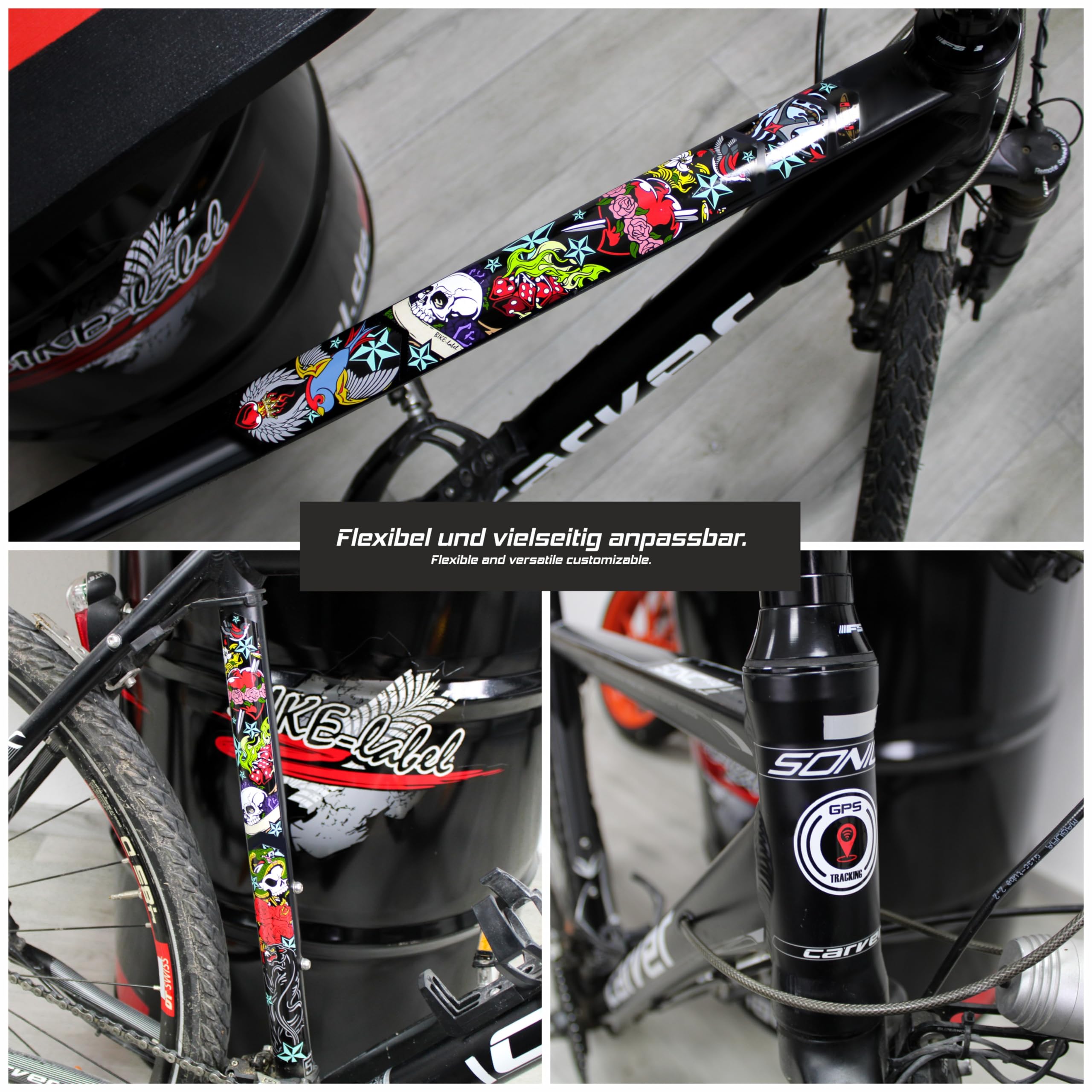 Décalcomanies Vinyle De Rechange Pour Cadre Vélo Scott - Blanc Mat - Personnalisation Et Protection - 8