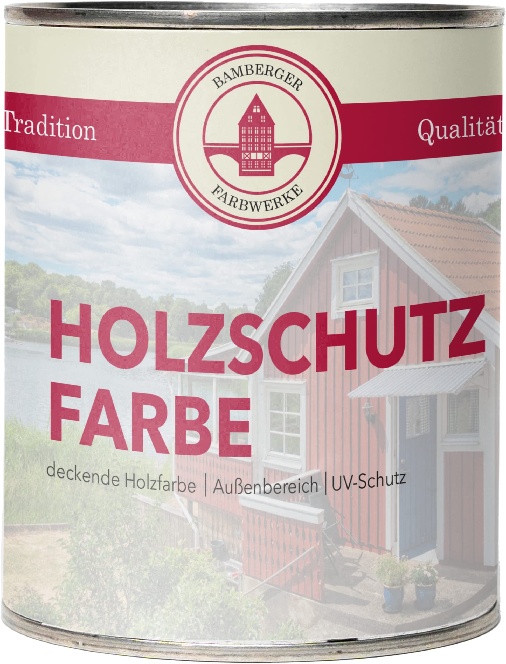 Holzschutzfarbe für Außen matt 5L (Weiss)