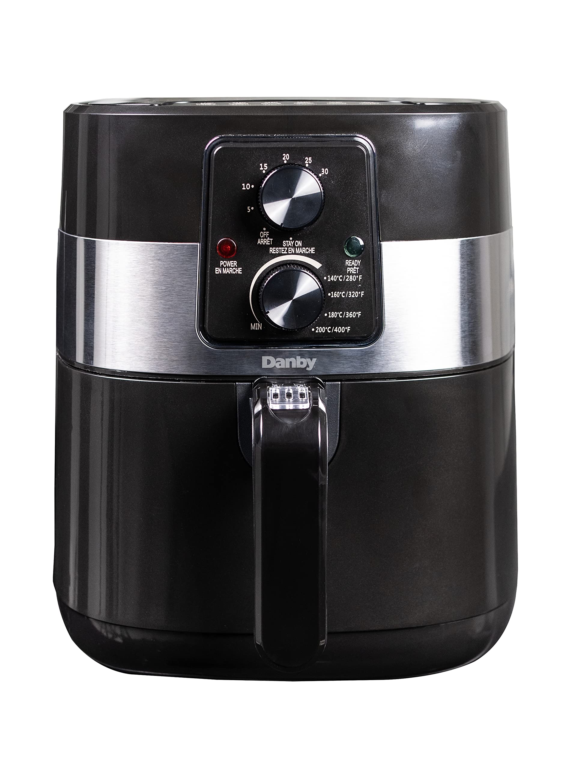 Danby DBAF03224BD11 3.2 Qt./3.5 L Air Fryer in Black with Timer, Adjustable Temperature, and Removeable Basket