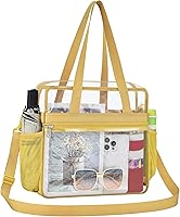 Vista 14 de Bolsa de mano transparente Oraben aprobada por el estadio 12 x 6 x 12 Bolsa de estadio para trabajo, deportes, juegos, gimnasio