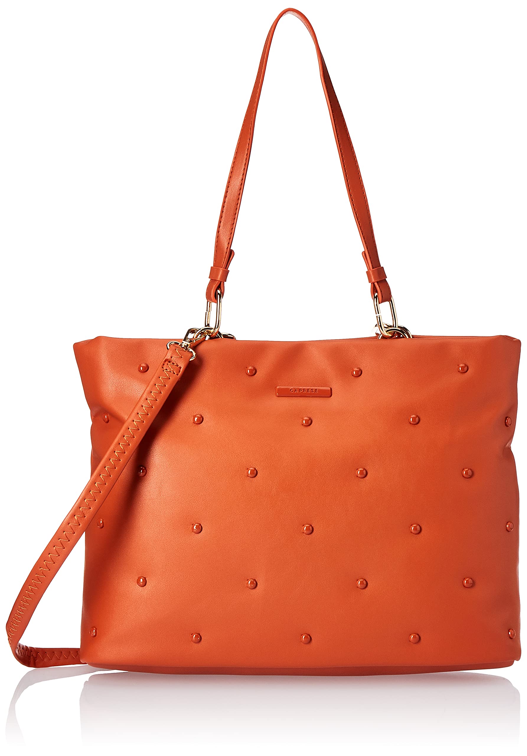 Caprese womens FENNE T Medium BURNT ORANGE Tote Bag (B09FT4HS12) Amazon Price History, Amazon Price Tracker