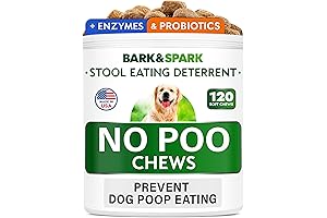BARK&SPARK NO POO Treats: Prevent Dog Poop Eating