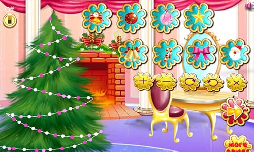 Princesa Decorando Árvore de Natal