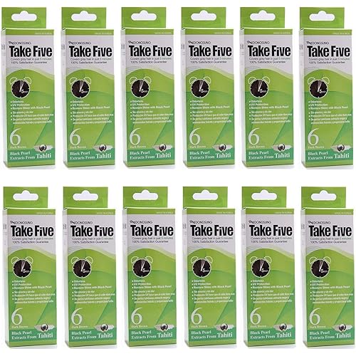 Dongsung Take 5 Hair Dye No.6 Dark Brown Covers Gray Hair in Just 5 Minutes Without Any Foul Odor! Designed to Improve Damaged Hair (Pack of 12)