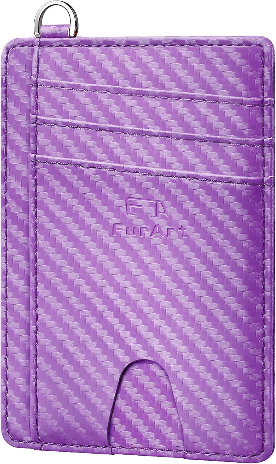 FurArt Slim Minimalist Wallet, Front Pocket Wallets, RFID Blocking, Credit Card Holder for Men