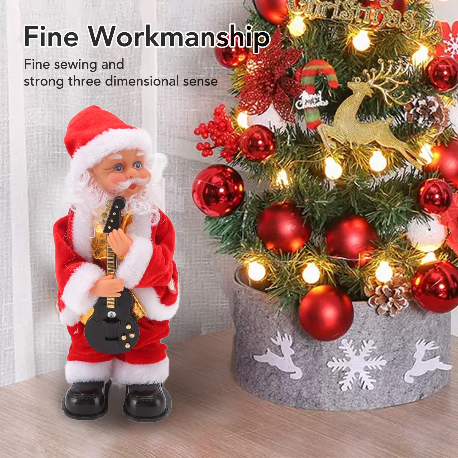 Amazon｜QANYEGN エレクトリックミュージカルダンシングサンタ