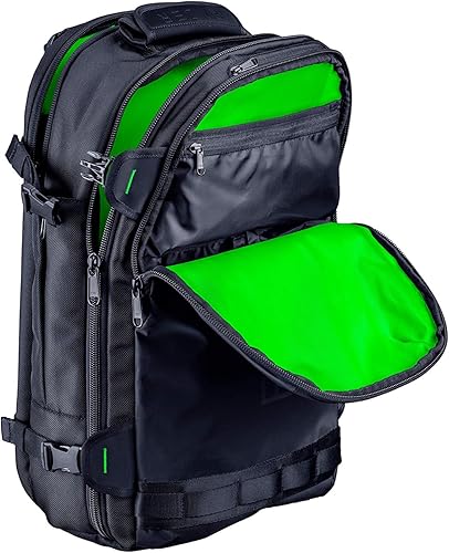 Miniatura 2 de Razer Rogue v2 - Mochila para laptop para juegos de 17.3 pulgadas exterior resistente al desgarro y al agua, bolsillo lateral de malla para botellas