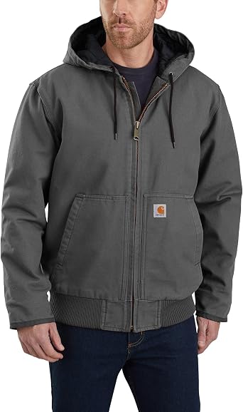 Carhartt Men's Loose Fit Washed Duck Insulated Active Jac