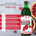Cranberry Juice - Best for Urinary Tract Infections - Cranberry Juice 500Ml Improve Immunity, Reduce Bad Cholesterol gallery image