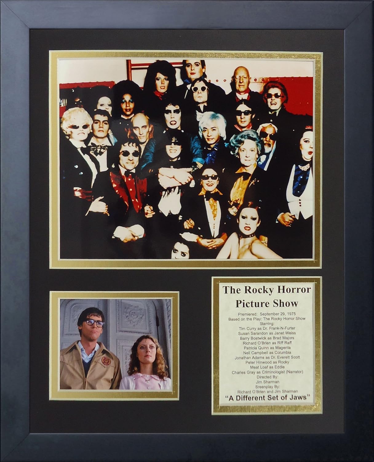 Legends Never Die "The Rocky Horror Picture Show Framed Photo Collage, 11 x 14-Inch, (16073U)