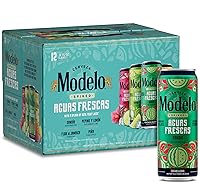 Vista 1 de Modelo Spiked Aguas Frescas - Paquete variado de bebida de malta saborizada, 12 unidades, latas de 12 onzas líquidas, 4.5% ABV