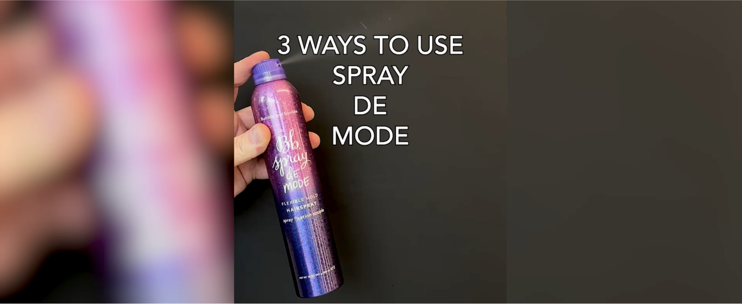 Bumble and bumble. Spray de Mode Flexible Hold Hair Spray | Flexible, Brushable Hold + Workability | Curly, Wavy, Straight