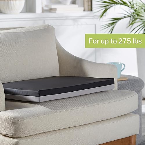 Miniatura 5 de McKesson Cojín de asiento para sillas de ruedas y silla de oficina, espumagel, 18 x 16 x 2 pulgadas, 1 unidad