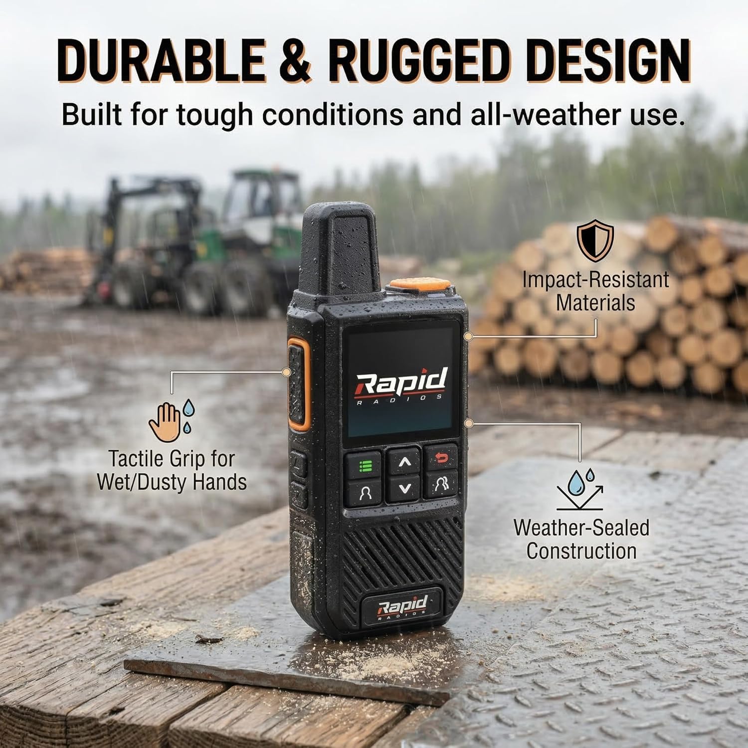 Nationwide LTE Walkie-Talkie - Two-Way Radio - Unlimited Range POC Two Way Radios Set