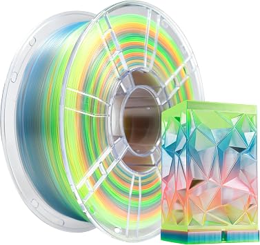 خيوط طابعة iBOSS Gradient PLA Plus ثلاثية الأبعاد 1.75 مم+/-0.02 مم،بكرة 1 كجم، خيوط طباعة ثلاثية الأبعاد شفافة ثلاثية الألوان 2 رطل، خيوط PLA Pro ثلاثية الأبعاد، تناسب طابعة FDM الأكثر شفافية، أحمر أزرق أخضر