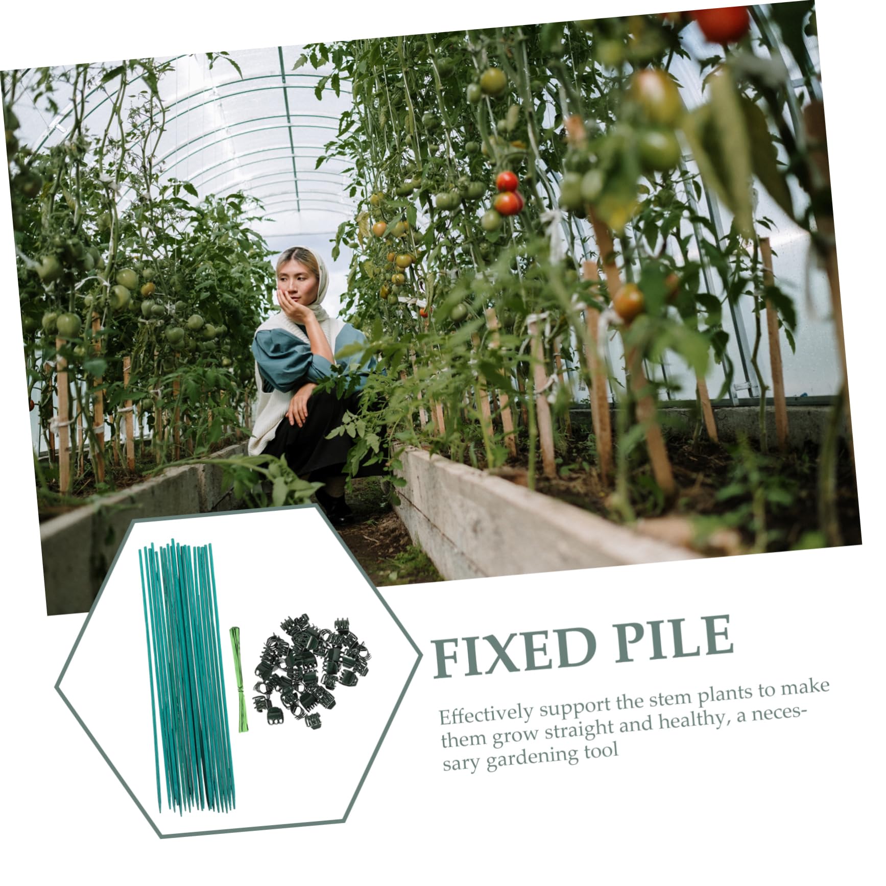 TOYANDONA Lot De 4 Tuteurs pour Plantes De Jardin Supports pour Plantes D'Intérieur Et D'Extérieur pour Compositions en Plastique
