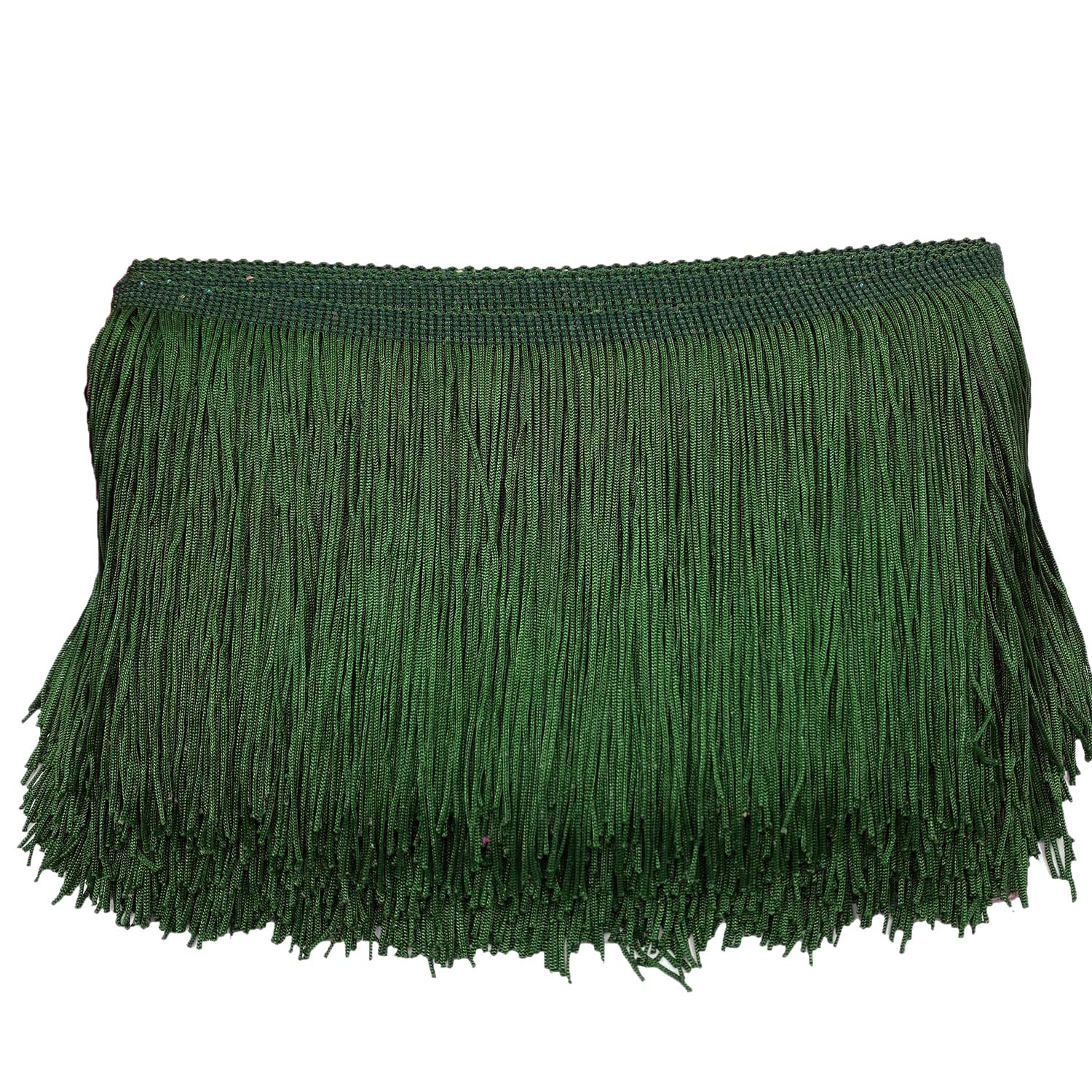 Ruban à Franges Coupées 10 Cm X 5 M - Soie Polyester Pour Couture, Danse, Déco - Multicolor (violet Clair)