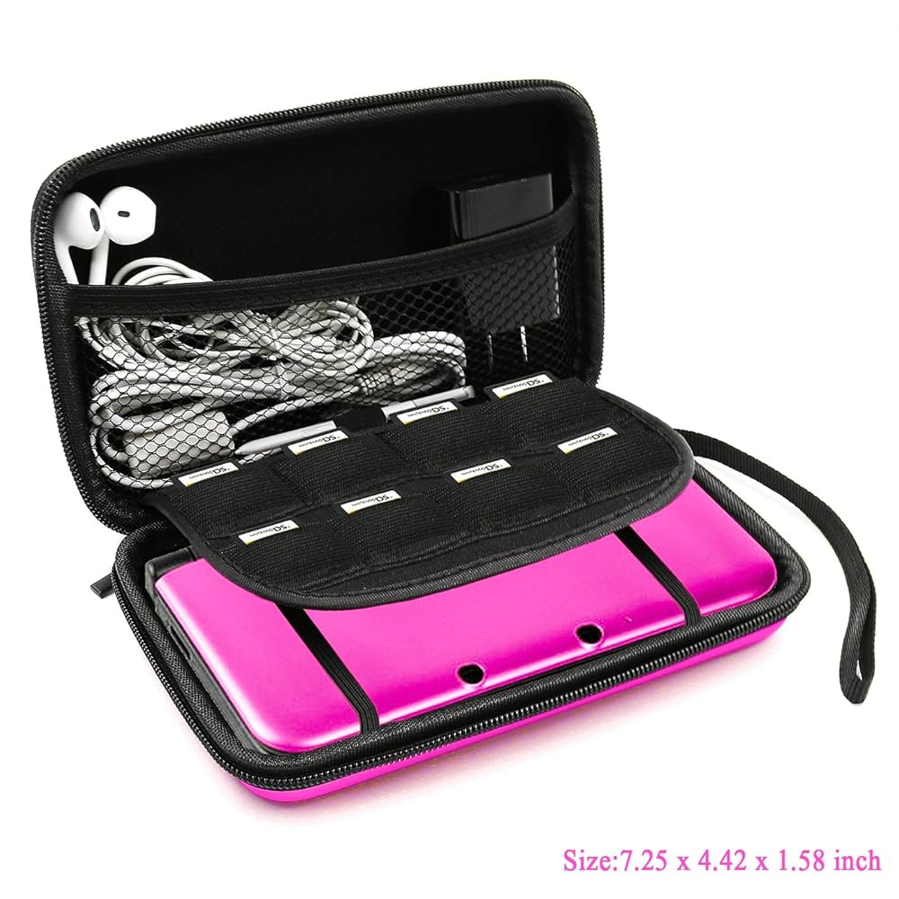 3DS&ケース Amazon | ADVcer 3DSケース EVA防水ハードシールド保護キャリー