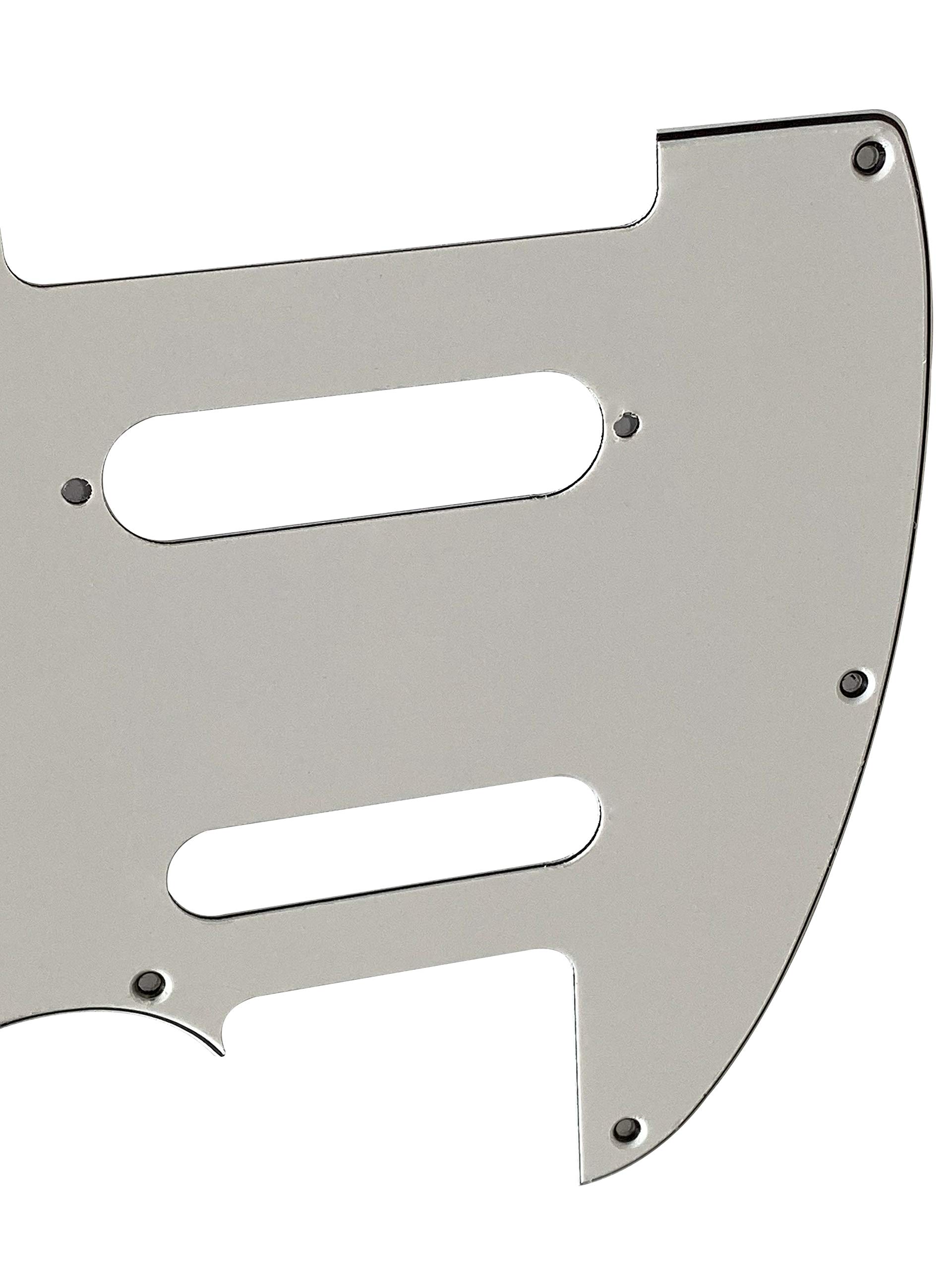 Electric Guitar Pickguard for Telecaster Nashville Tele Style (3 Ply White)