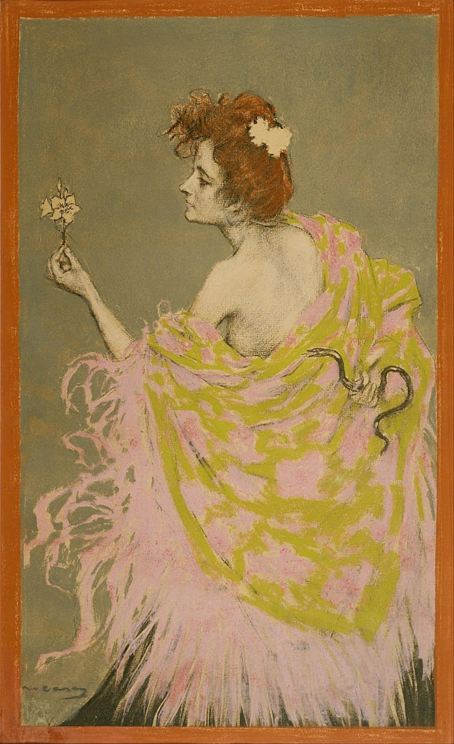 ARTXLXXBN Famous Painting Art Wall Decor Abstract Art Picture Design for the Poster Sífilis by Ramon Casas I Carbo Animal Pictures for Home Decor 60x90cm