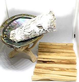 Palo Santo Pack of (10), Sage(2) Abalone Shell 4-5