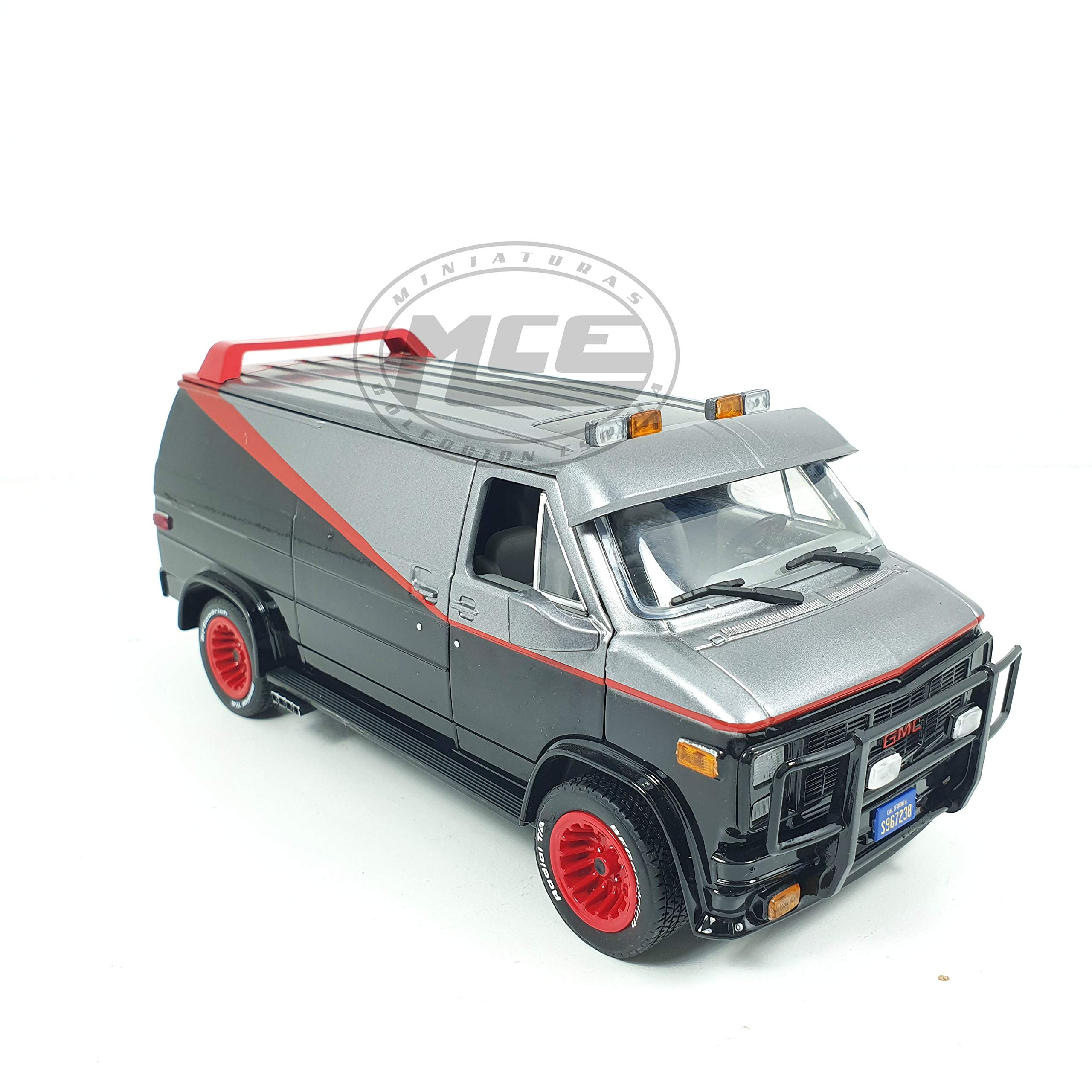 Desconocido 1/24 Furgoneta FURGON GMC Van AGENCE Tous RISQUES A-Team Equipo A