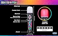 Vista 3 de eKids Monster High - Micrófono de karaoke para niños, micrófono Bluetooth que incluye música integrada y espectáculo de luces, diseñado