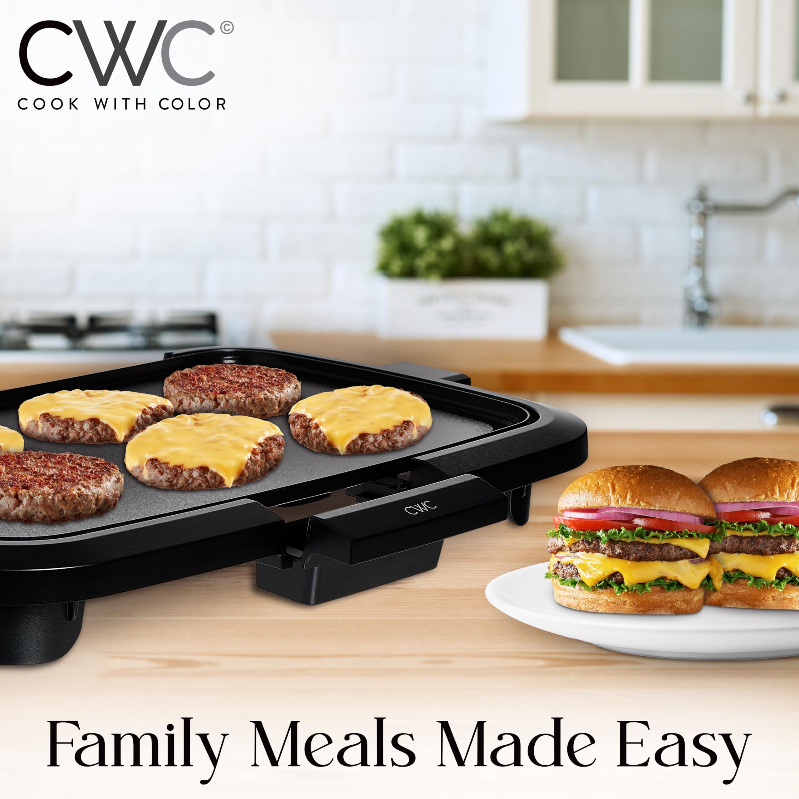 Grill Smokeless Rival Black Griddle Chefman Best Electric Griddle