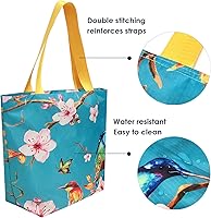 Vista 7 de Wrapables Bolsa de viaje grande de Carryall + bolsa de compras reutilizable, plegable, compacta y certificada OEKO-TEX