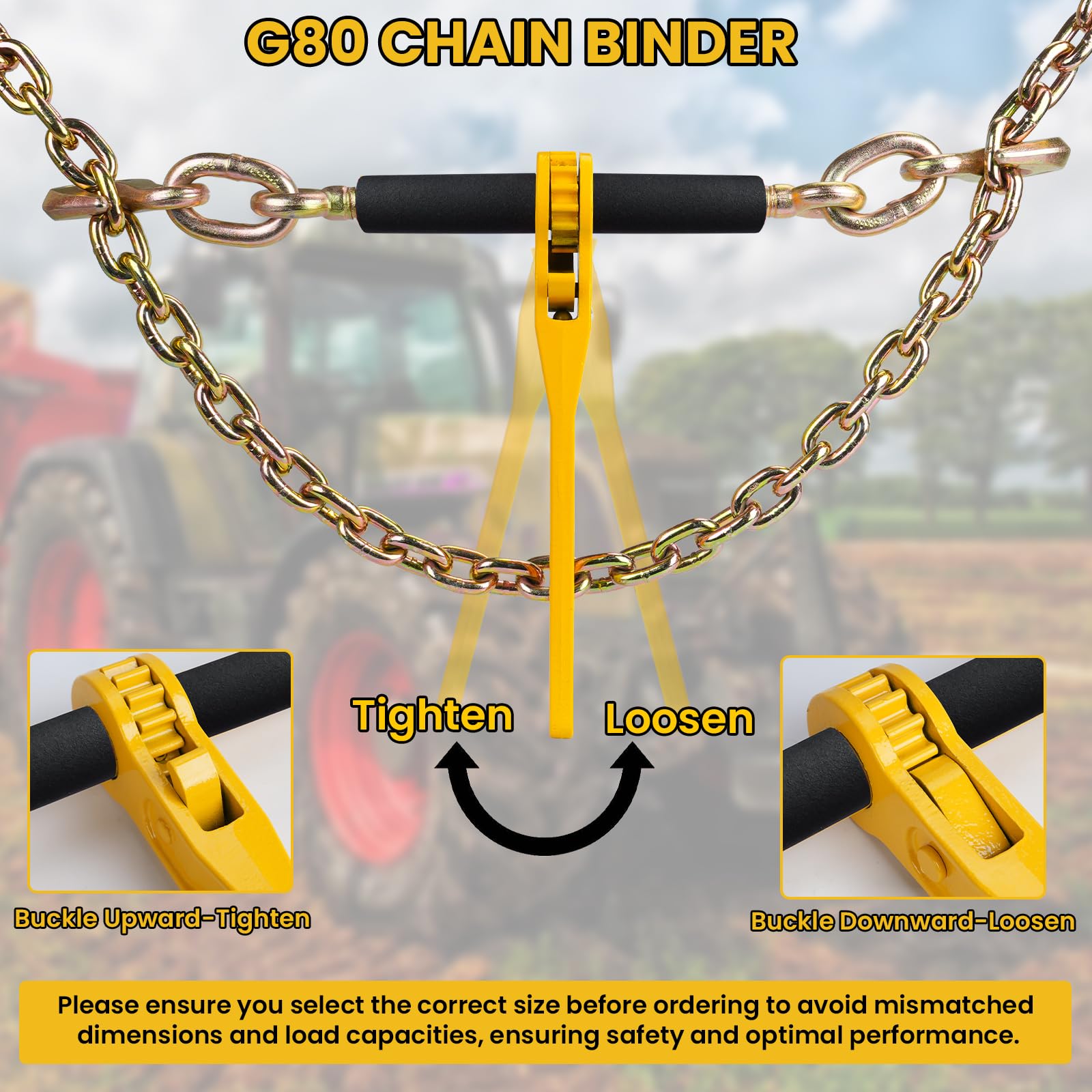 Lechansen Load Binder - 5400 lbs WLL -5