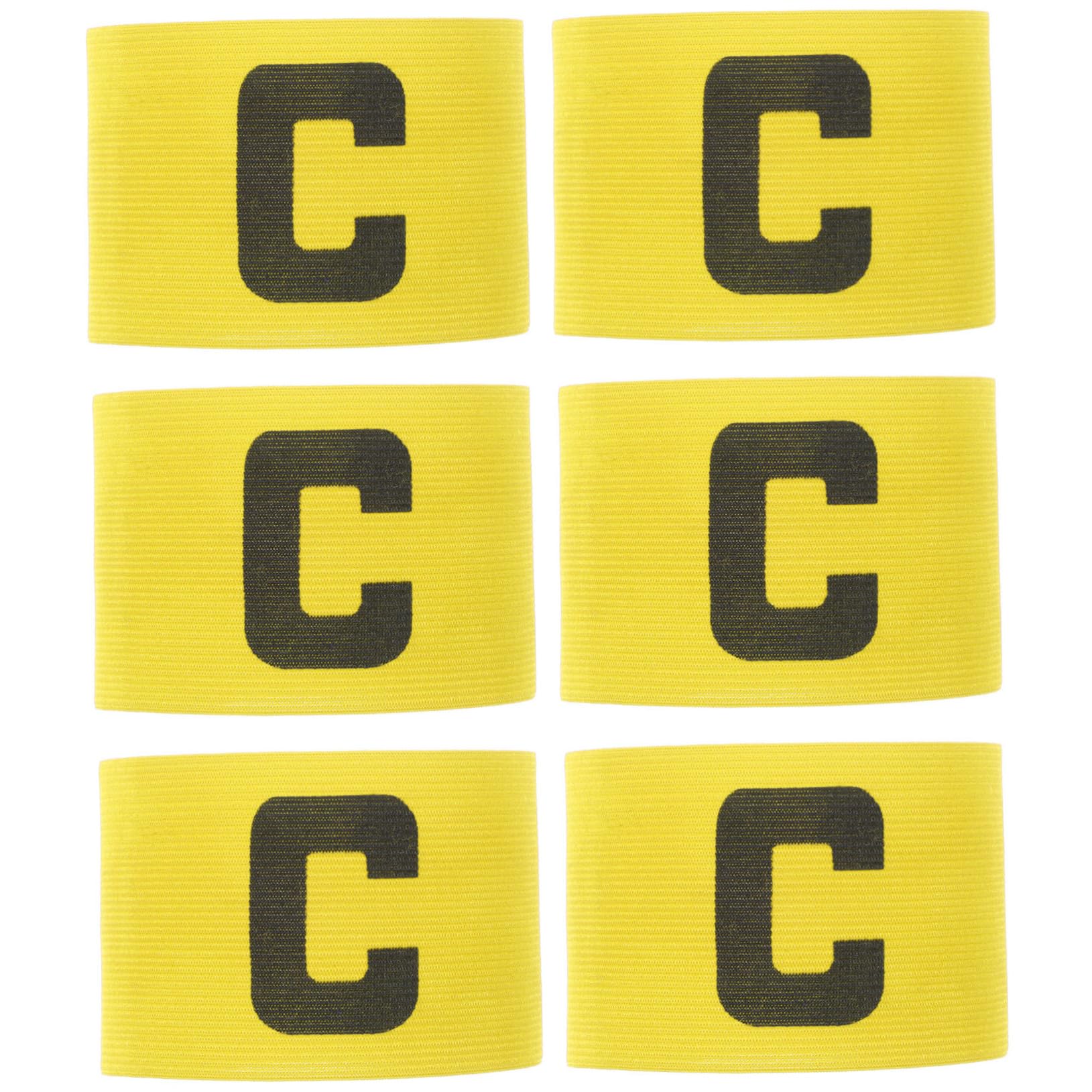 BESPORTBLE 6pcs Wear-Resistant Captain Armbands for Soccer Football Rugby Basketball Team Sports Armbands for Adults for Outdoor Events and Training