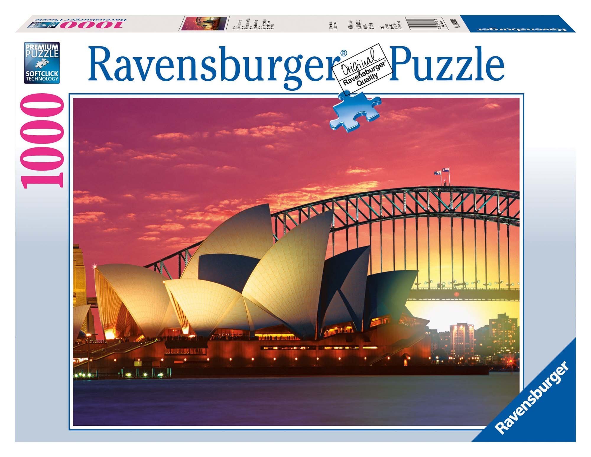 Ravensburger Puzzle, Puzzle 1000 Pezzi, Sydney Opera House, Puzzle per Adulti, Puzzle Architettura, Puzzle Stampa di Alta qualità