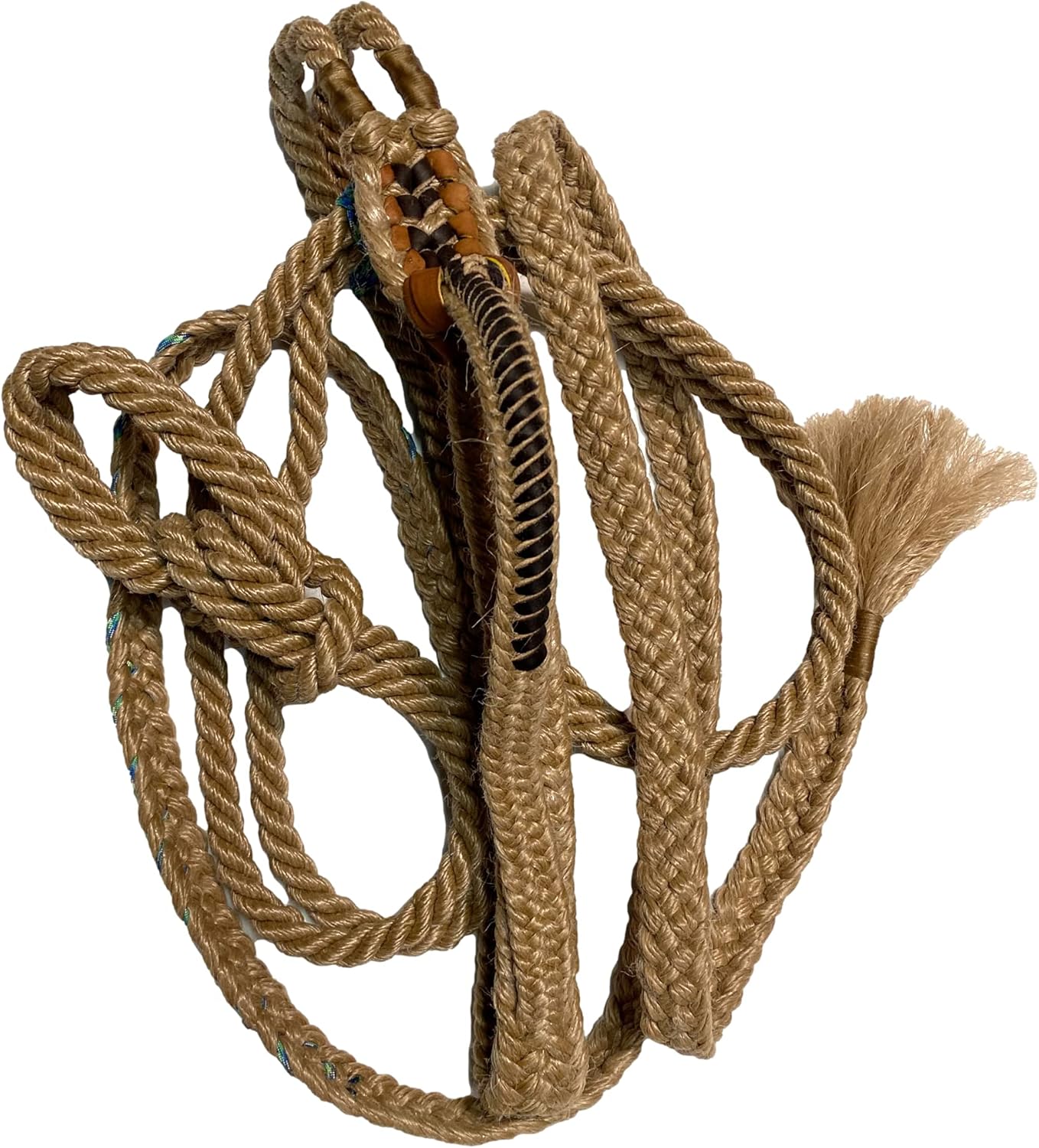 FCBR Custom Bull Rope (9x5) – Left-Handed lace Half, Length with Knot 16 Feet Bull Riding Rope