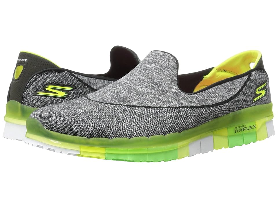 

SKECHERS Performance Go Flex (Black/Lime) Women's Shoes
