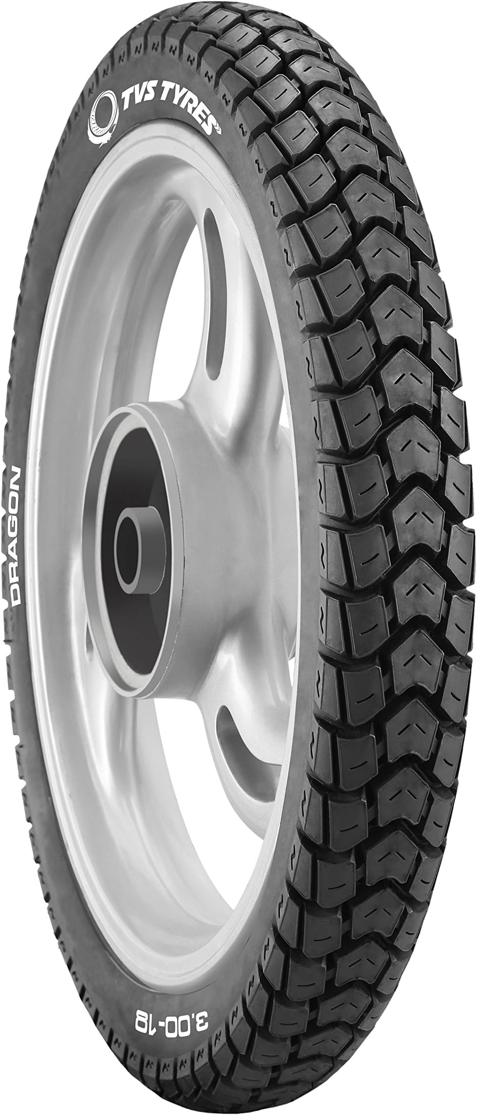 TVS Tyres Dragon 3.00-18 52P Tube-Type Bike Tyre,rear