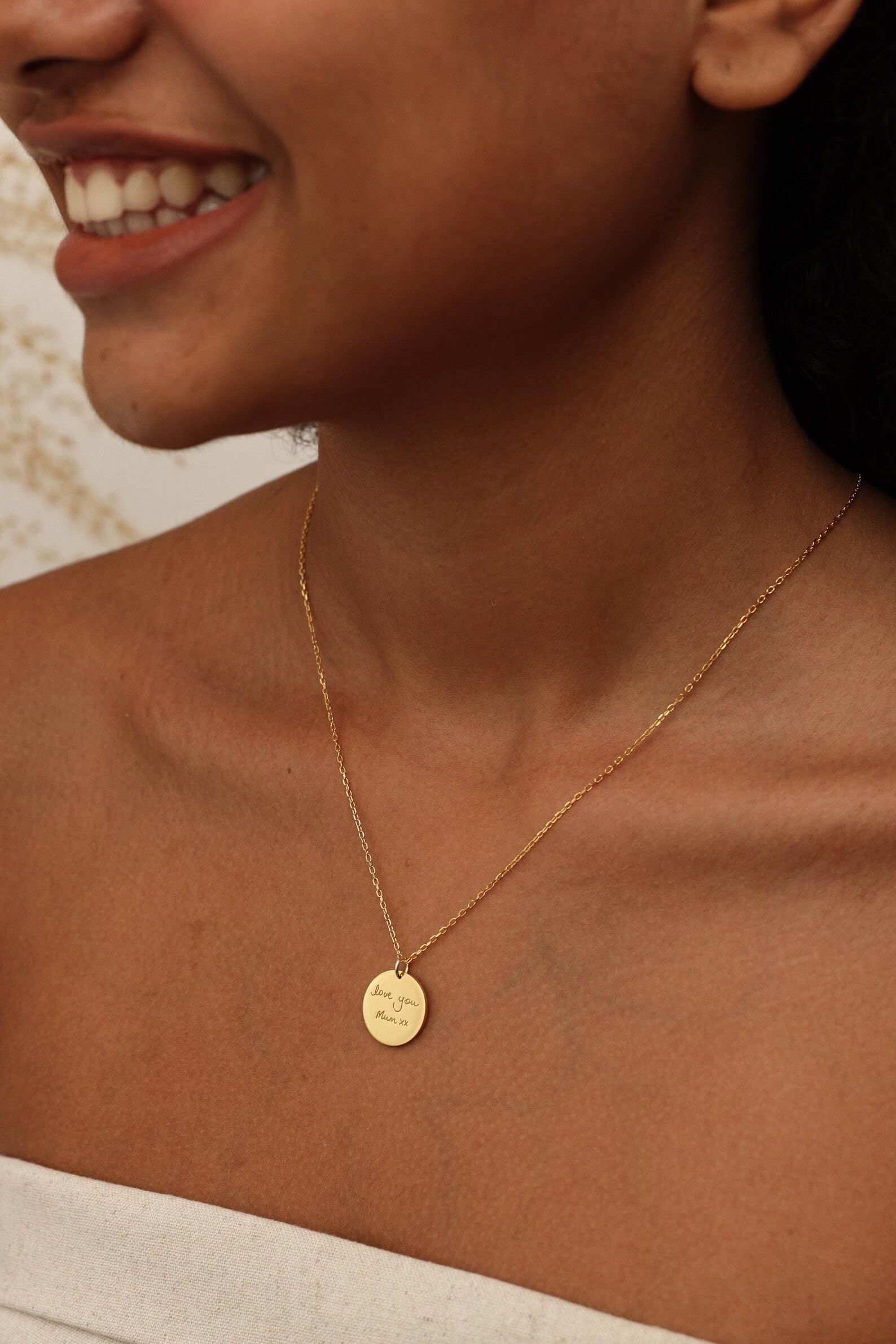 A medida bebé huellas de pies Collar plata de ley 925 Huellas personalizadas Niños Colgante Guardar joyería recuerdo Para mamá Joyería sentimental Día de la Madre Personalizada