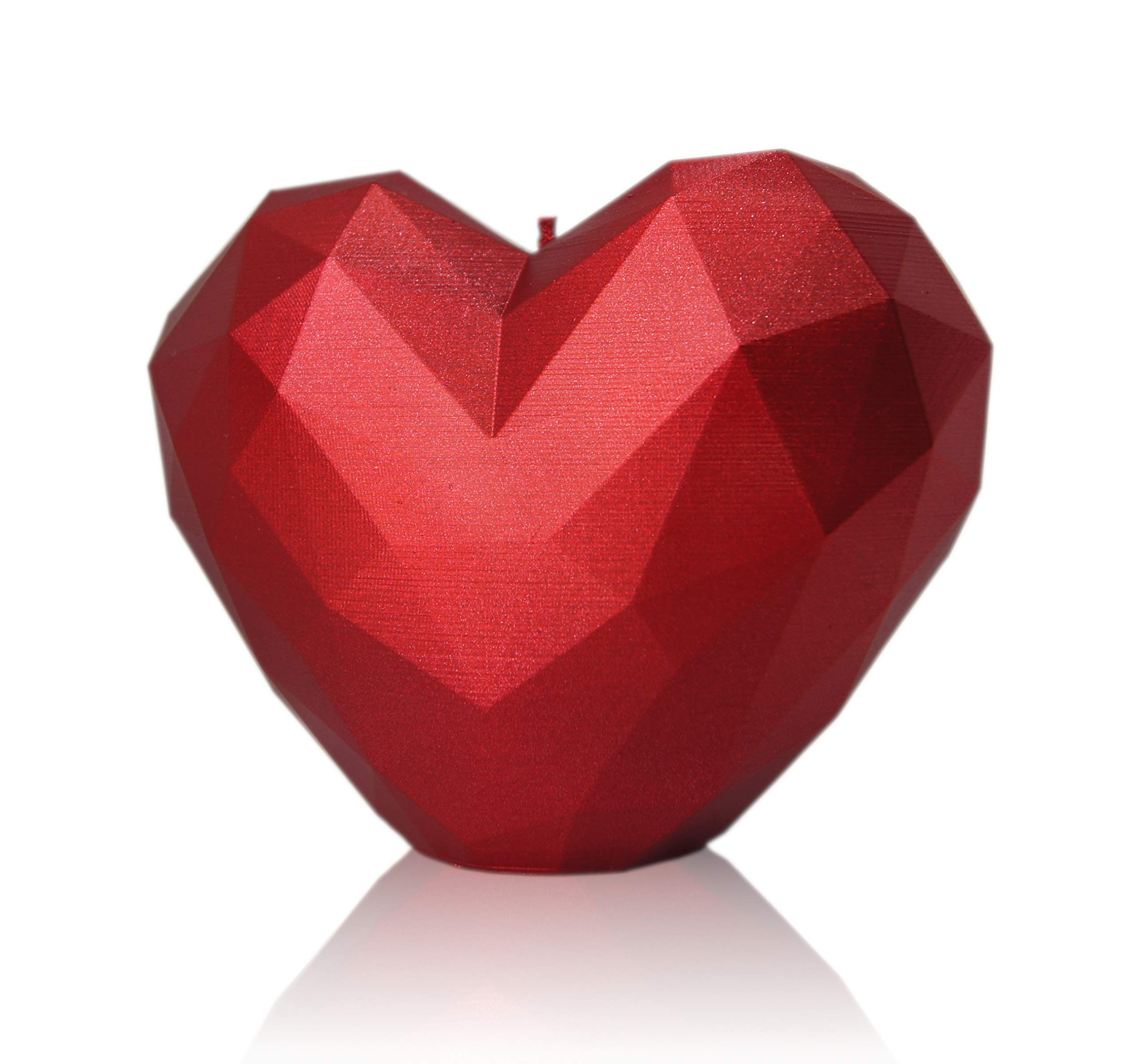 Red Decorative Heart Candle - Romantic Dinner Decorations Wedding Candles