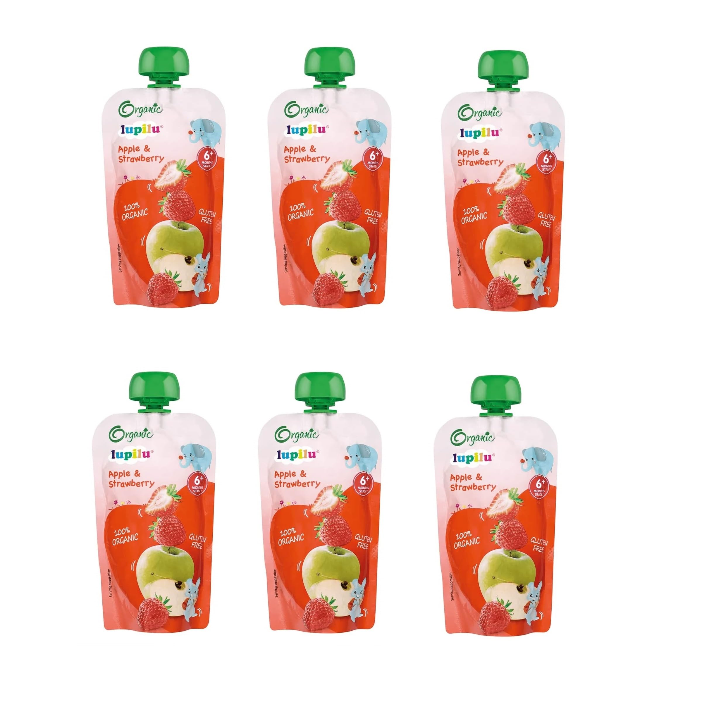 6x Lupilu Apple And Strawberry Months 120g Desertcart INDIA