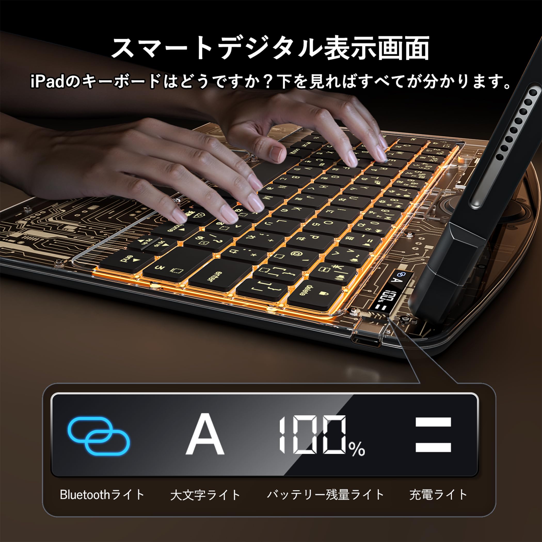 Amazon.co.jp: BJBT ipad Pro 13インチ M4/M5 キーボードケース 対応