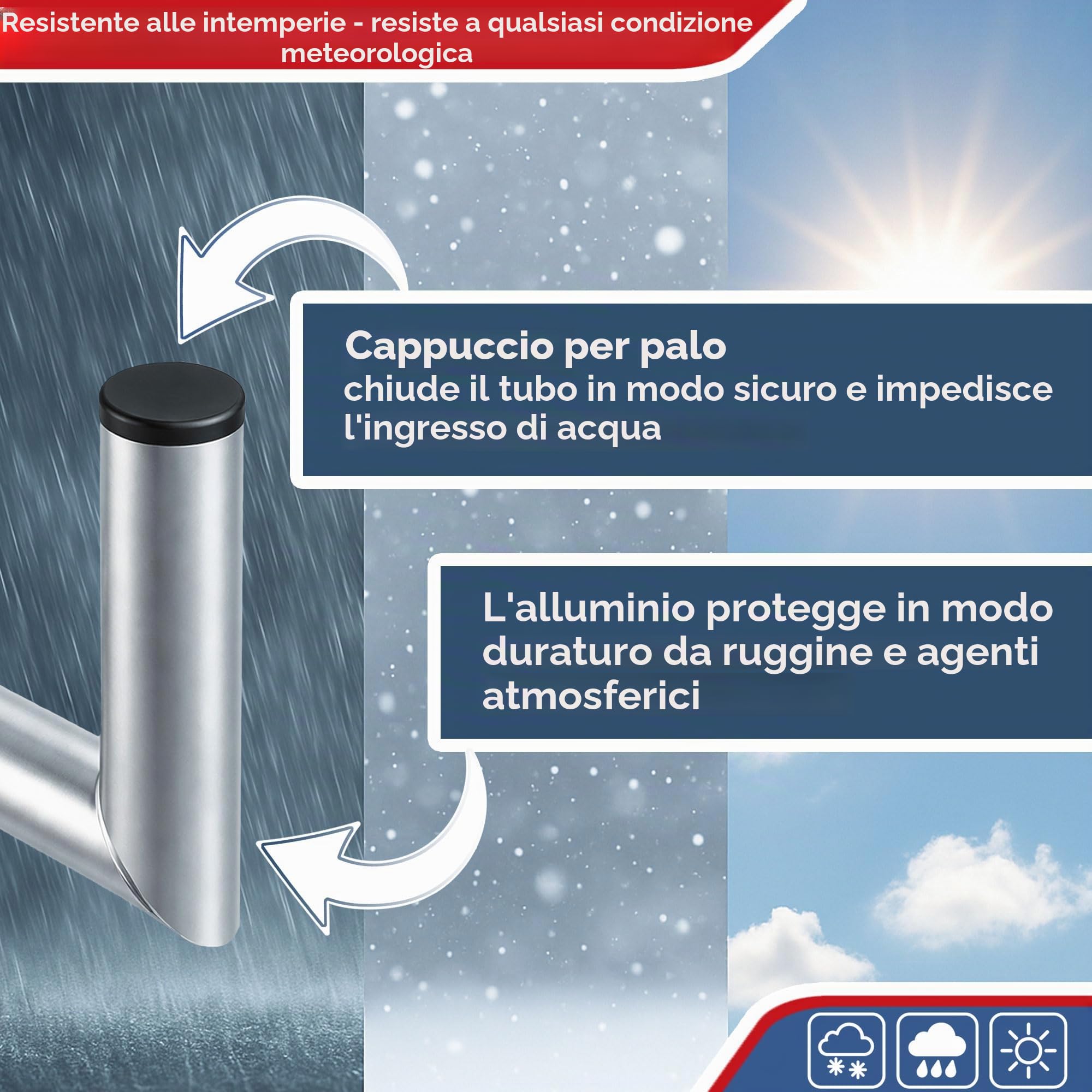 Premium X 45 cm Supporto a Parete in Alluminio SAT Supporto per Parabola Satellitare ALU Supporto a Parete 450 mm
