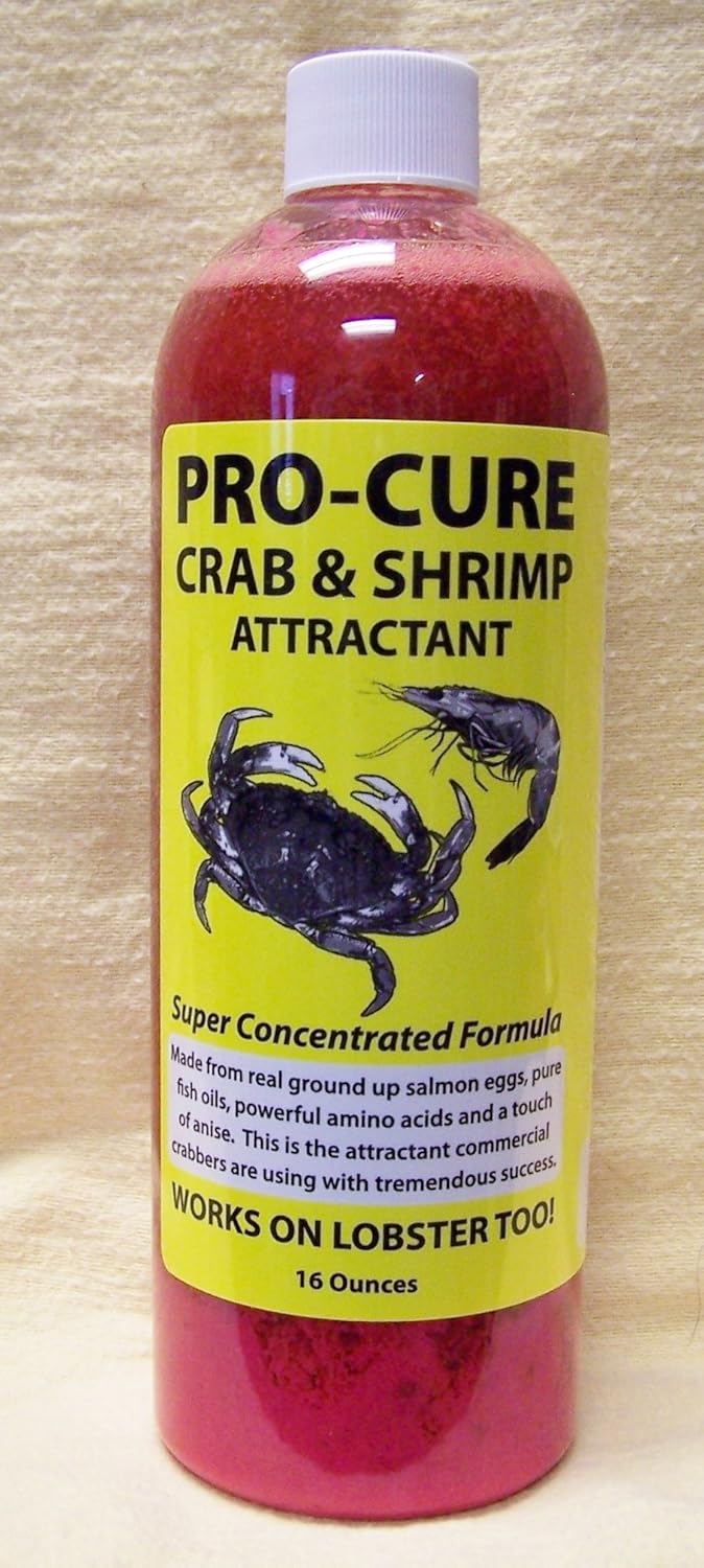 Pro-Cure Crab & Shrimp Attractant, 16 Ounce : Fishing Attractants : Sports & Outdoors