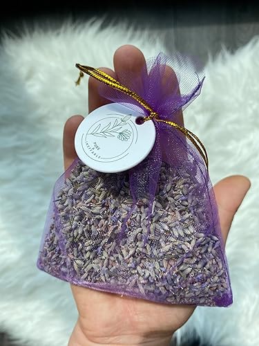 Miniatura 2 de Pure&Ineffable 12 bolsas de lavanda con bolsa Ziplock inodoro de grado alimenticio, 6.5 onzas, 6.5 onzas, 6.49 oz - Sobres de lavanda para cajones y