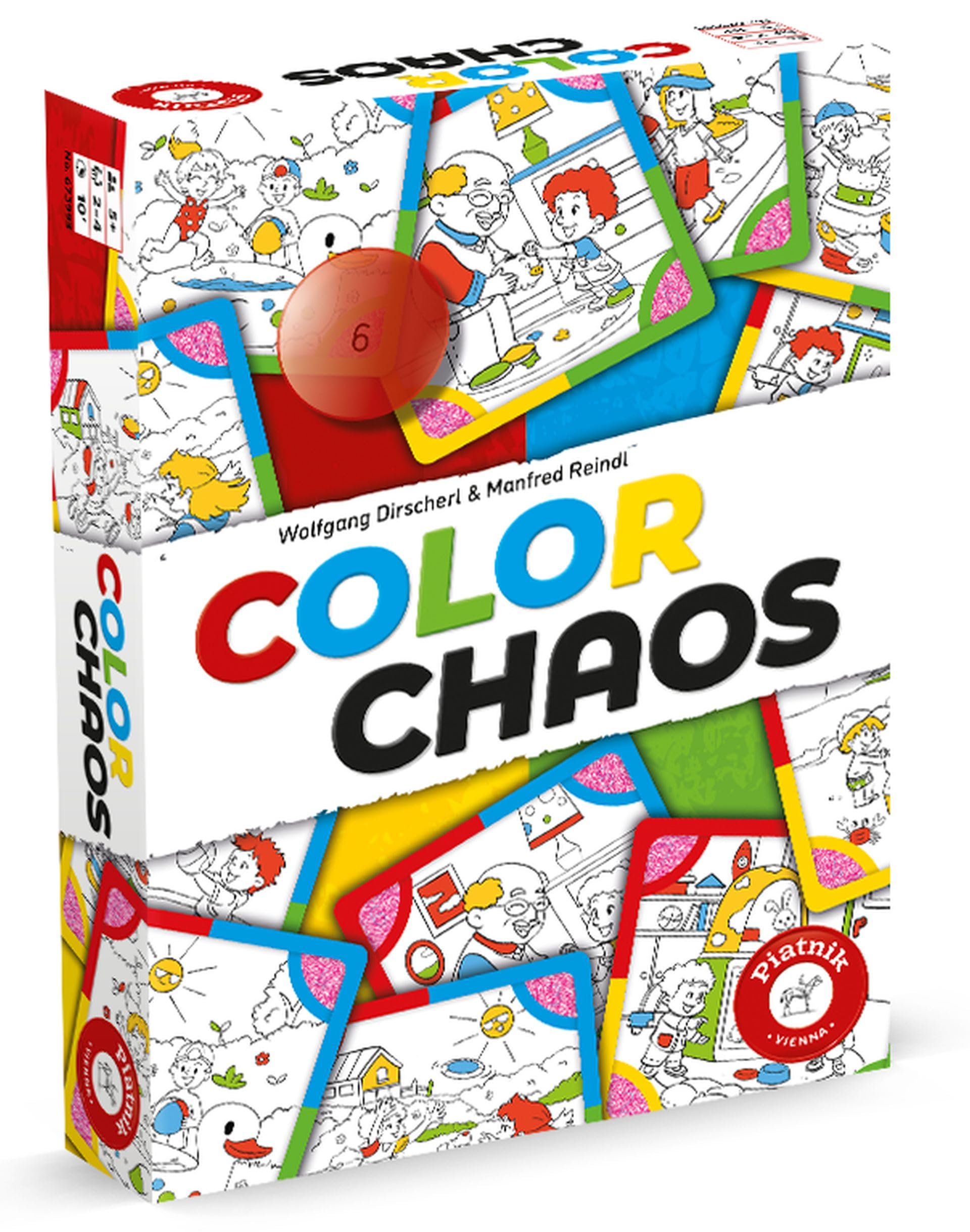 Piatnik Color Chaos - a fast and colourful reaction game