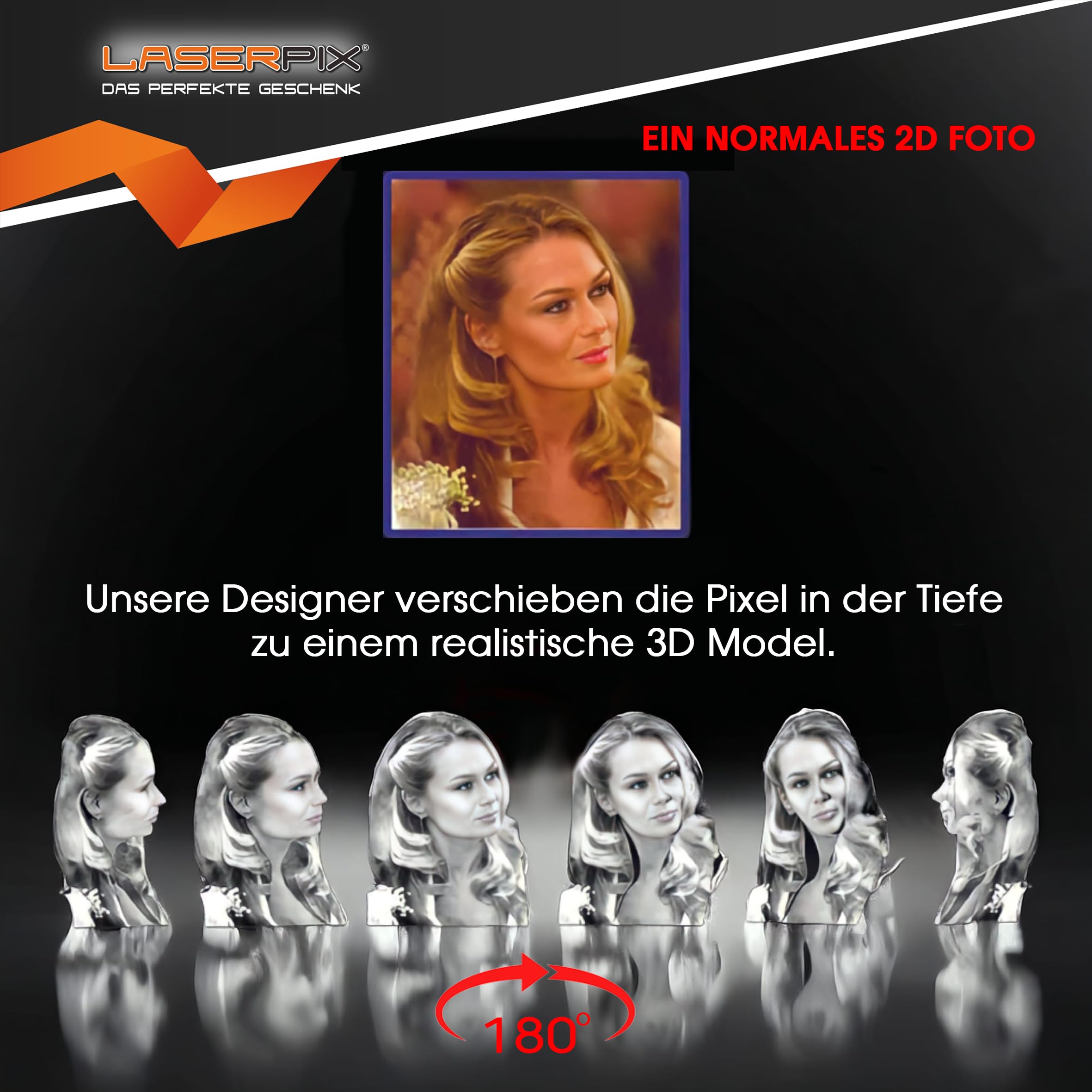 3D Taufkerze in Glas – Personalisierte Gravur mit Teelicht, Erinnerungsgeschenk zur Taufe, 3D-Foto, emotionales Geschenk, lebenslange Freude
