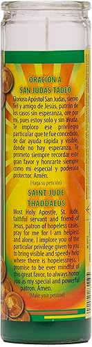 Miniatura 2 de Vela religiosa de oración de San Jude, vela de vigilia de la novena de San Jude, vela de San Jude