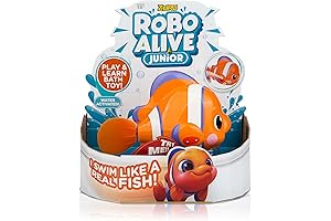 Robo Alive Junior Little Fish Battery-Powered Baby Fish Bath Toy by ZURU...